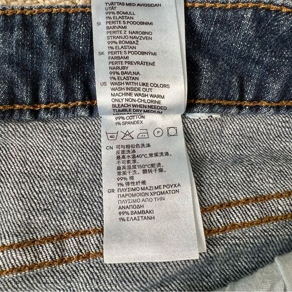 LOGG BY H&M Denim Jean Mini Skirt Blue Size 10 - Picture 4 of 6